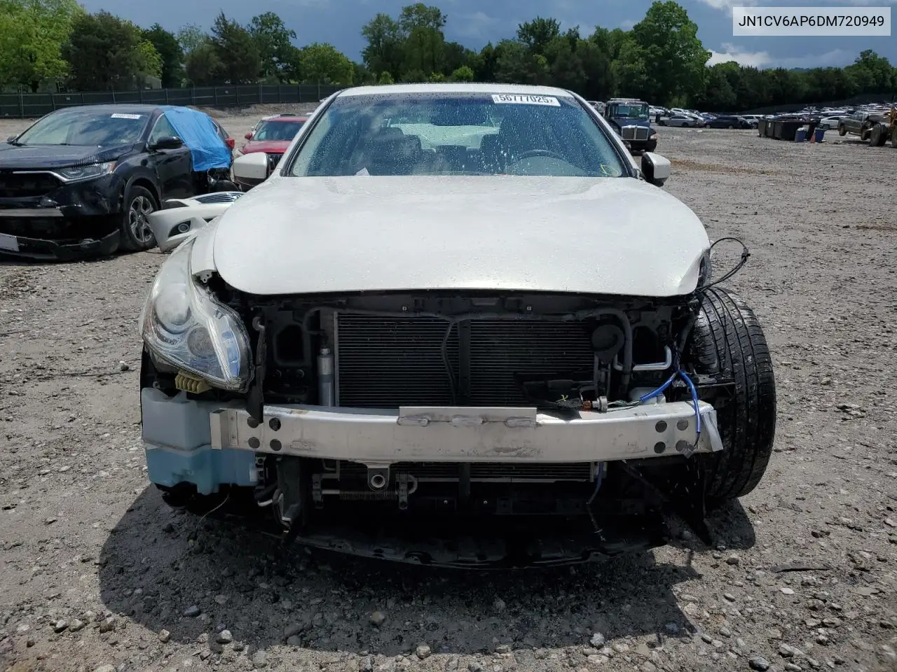 2013 Infiniti G37 Base VIN: JN1CV6AP6DM720949 Lot: 56777025