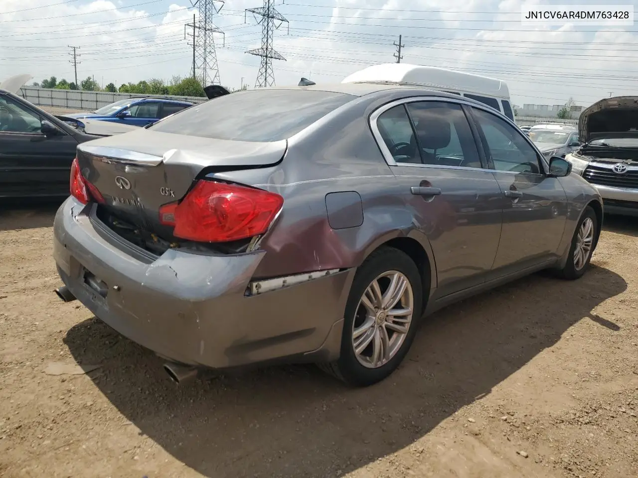 2013 Infiniti G37 VIN: JN1CV6AR4DM763428 Lot: 56833925