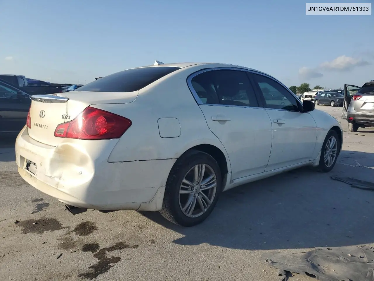 2013 Infiniti G37 VIN: JN1CV6AR1DM761393 Lot: 56932275