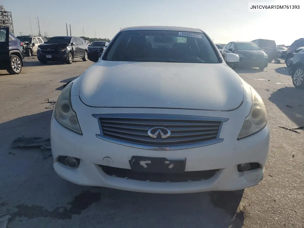 2013 Infiniti G37 VIN: JN1CV6AR1DM761393 Lot: 56932275