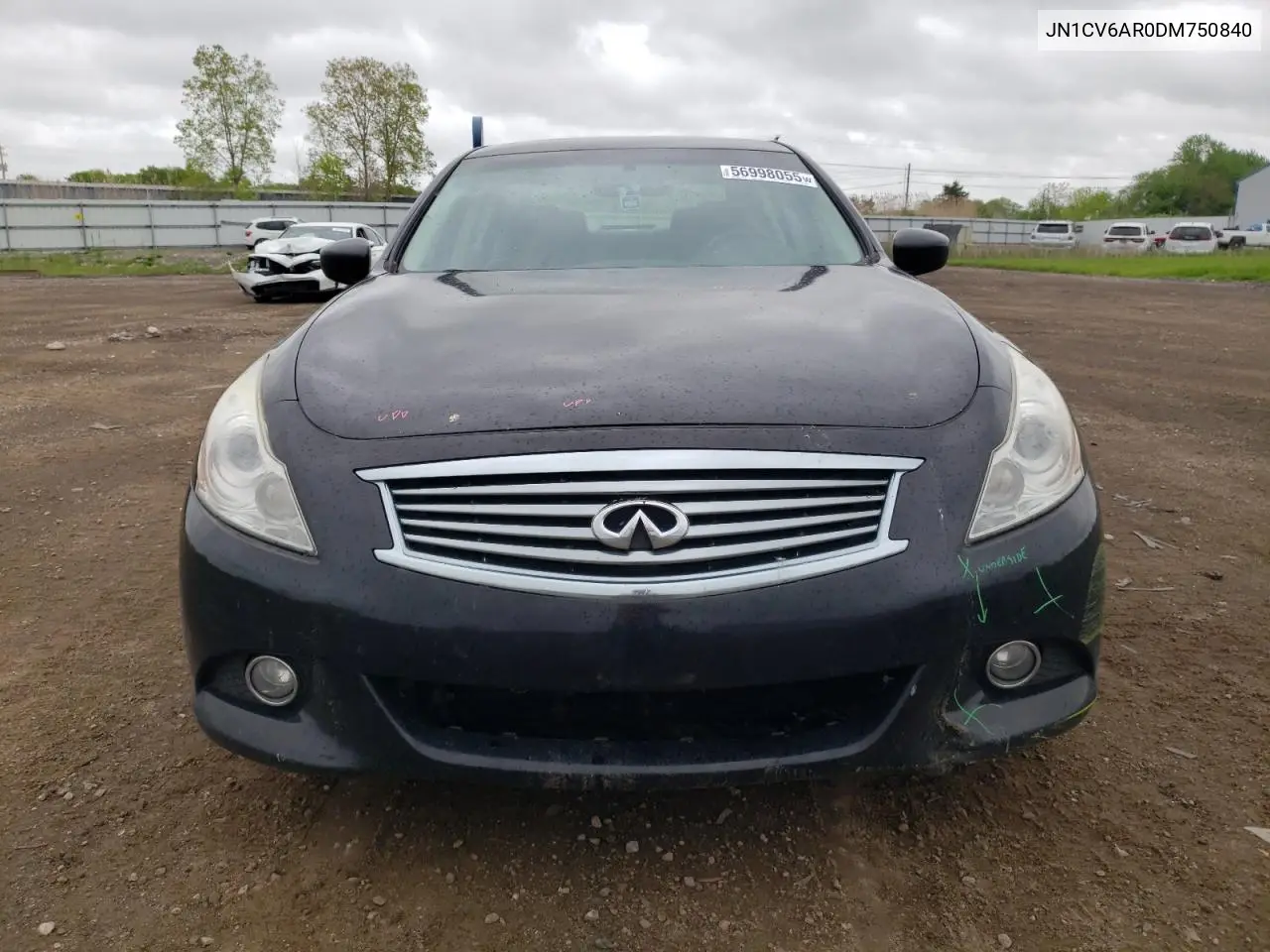 2013 Infiniti G37 VIN: JN1CV6AR0DM750840 Lot: 56998055