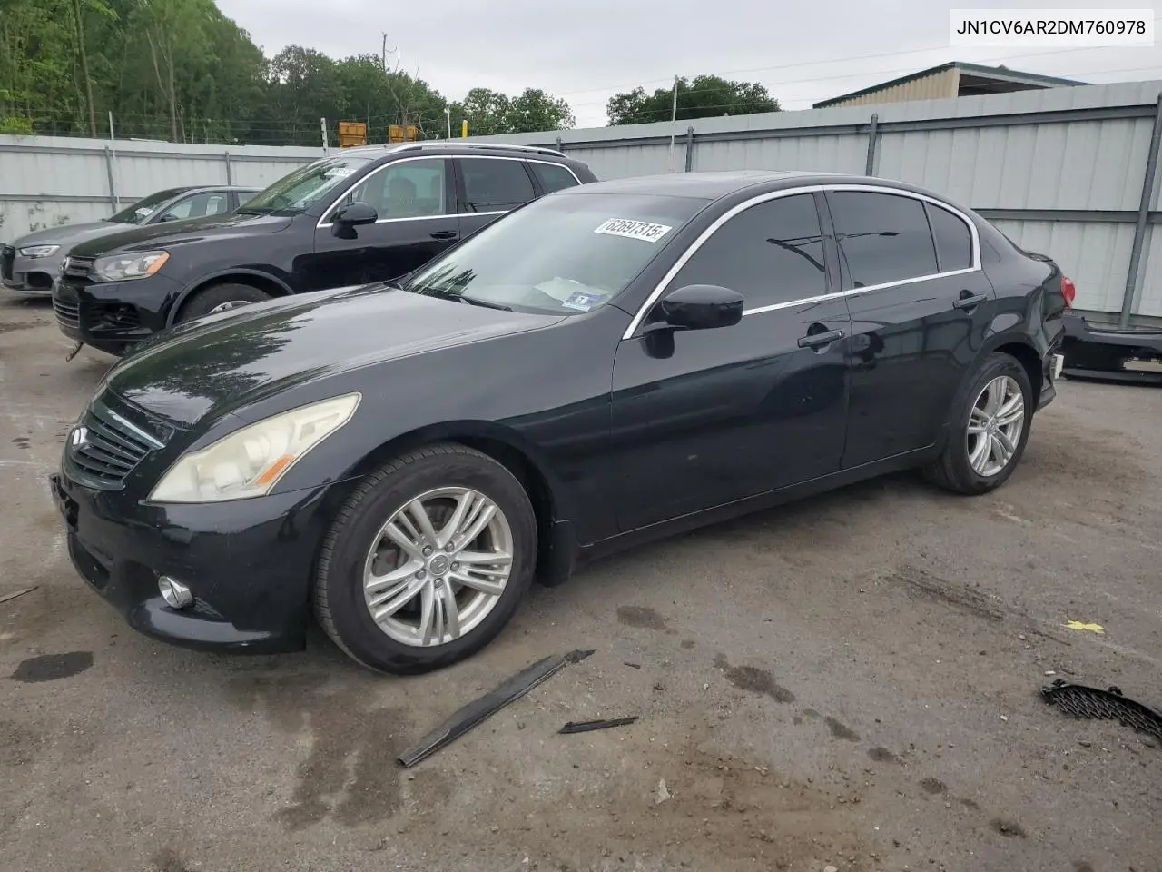 2013 Infiniti G37 VIN: JN1CV6AR2DM760978 Lot: 62697315