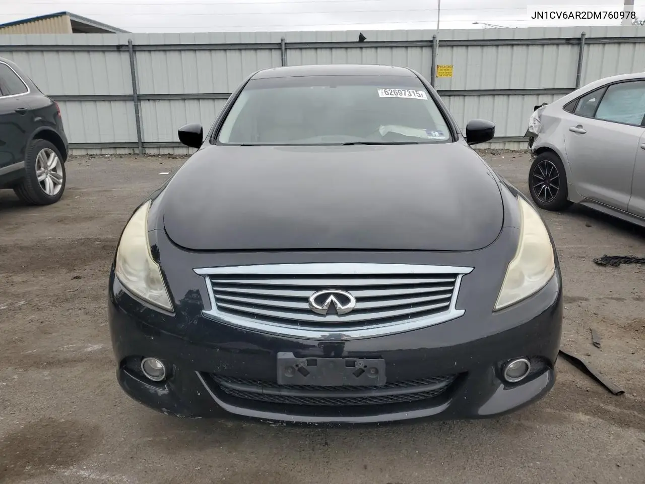 2013 Infiniti G37 VIN: JN1CV6AR2DM760978 Lot: 62697315