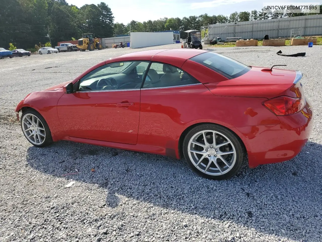 2013 Infiniti G37 Sport VIN: JN1CV6FE0DM771595 Lot: 62785995