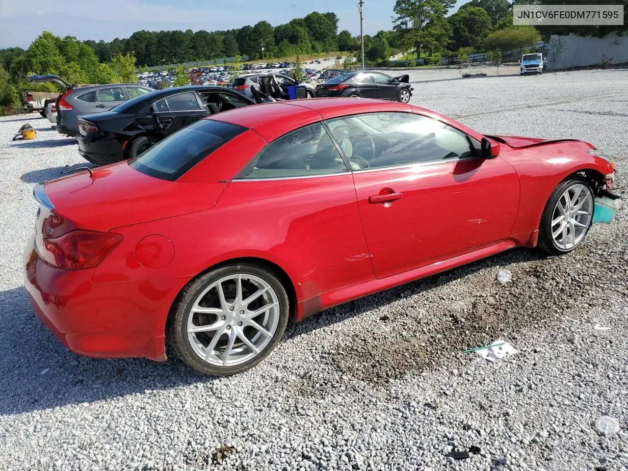 2013 Infiniti G37 Sport VIN: JN1CV6FE0DM771595 Lot: 62785995