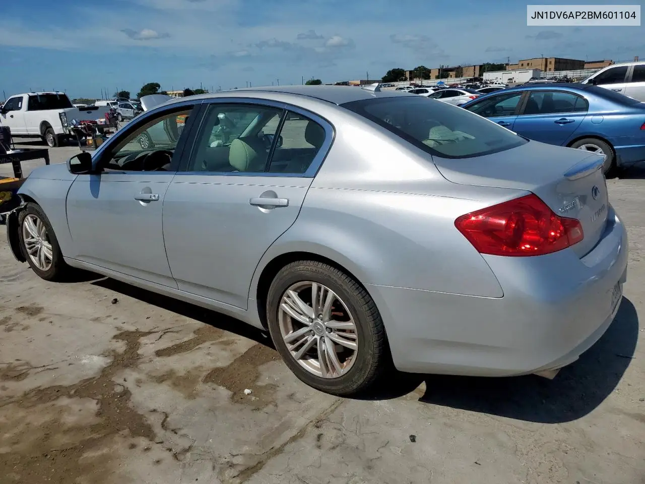 2013 Infiniti G25 Base VIN: JN1DV6AP2BM601104 Lot: 63086015