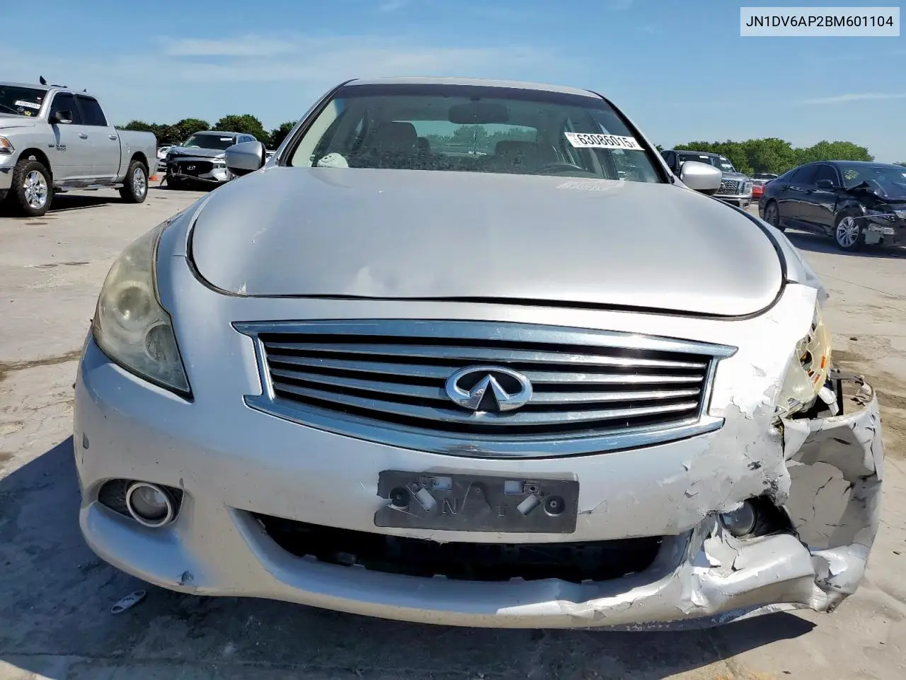 2013 Infiniti G25 Base VIN: JN1DV6AP2BM601104 Lot: 63086015