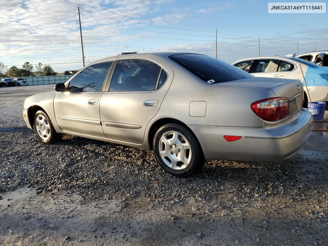 2000 Infiniti I30 VIN: JNKCA31A6YT115441 Lot: 41874505