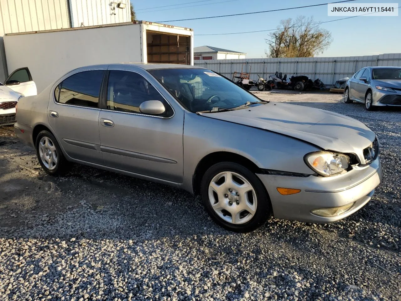 2000 Infiniti I30 VIN: JNKCA31A6YT115441 Lot: 41874505