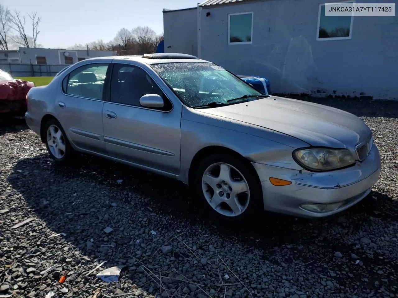 2000 Infiniti I30 VIN: JNKCA31A7YT117425 Lot: 51945085