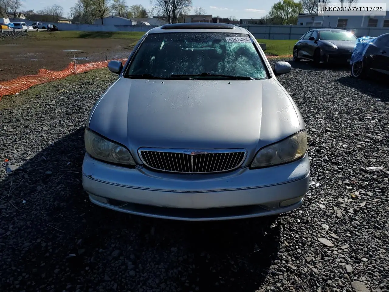 2000 Infiniti I30 VIN: JNKCA31A7YT117425 Lot: 51945085