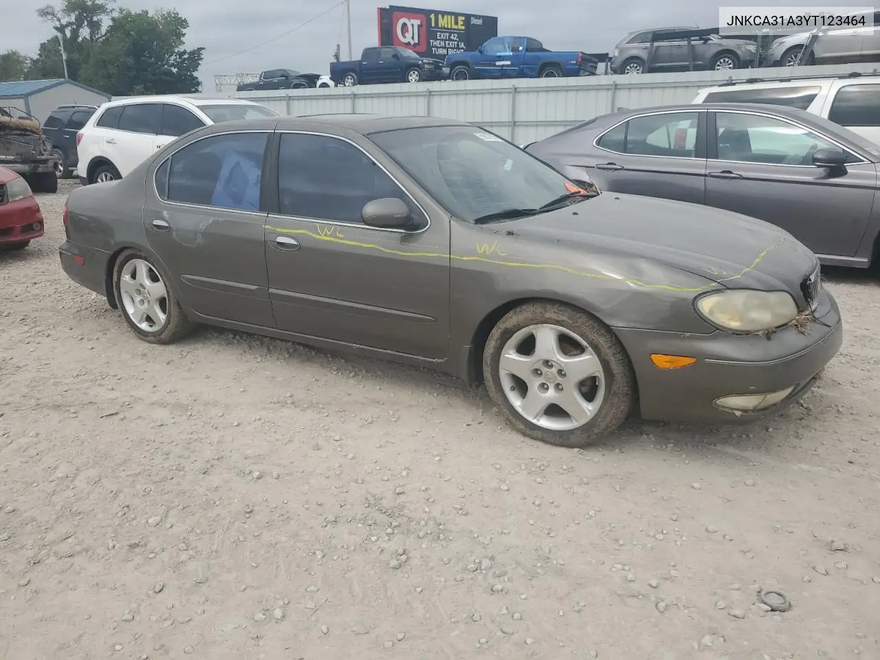 2000 Infiniti I30 VIN: JNKCA31A3YT123464 Lot: 59937635