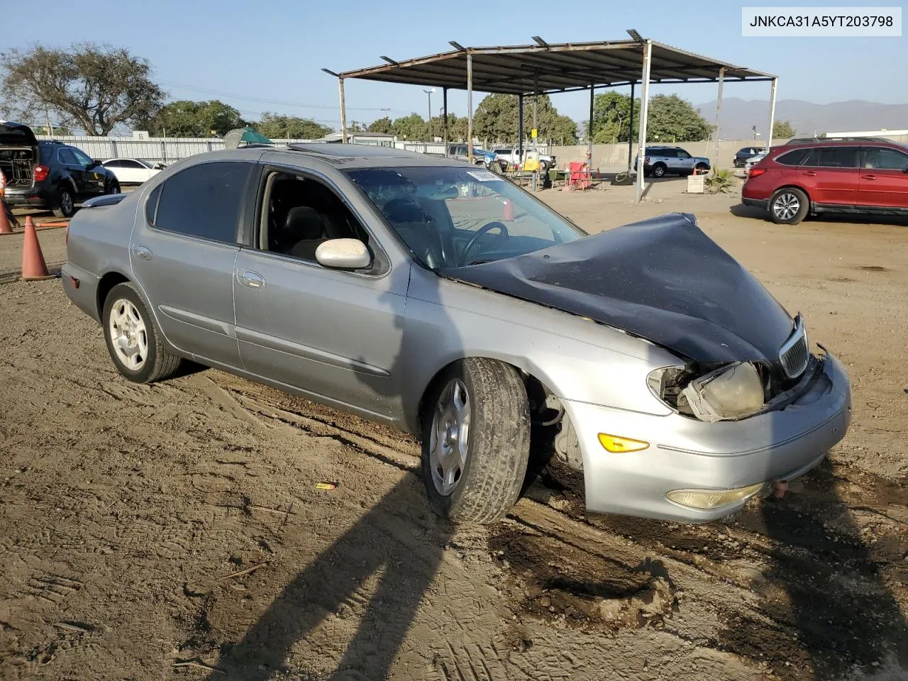 2000 Infiniti I30 VIN: JNKCA31A5YT203798 Lot: 76806534