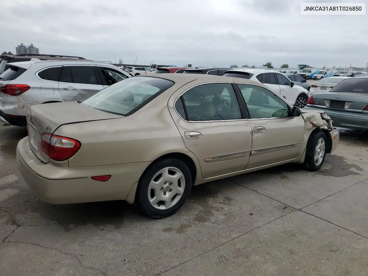 2001 Infiniti I30 VIN: JNKCA31A81T026850 Lot: 50639225