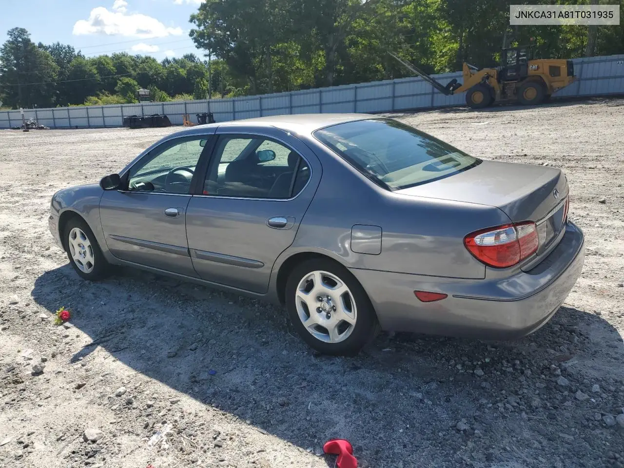 2001 Infiniti I30 VIN: JNKCA31A81T031935 Lot: 55628265