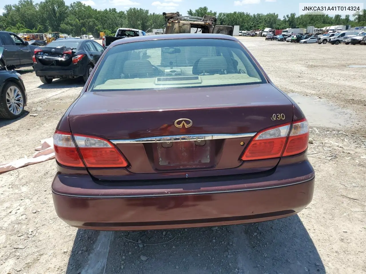 2001 Infiniti I30 VIN: JNKCA31A41T014324 Lot: 63267945