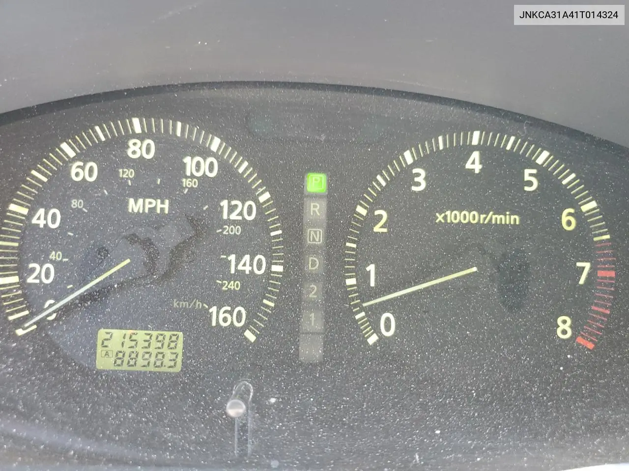 2001 Infiniti I30 VIN: JNKCA31A41T014324 Lot: 63267945