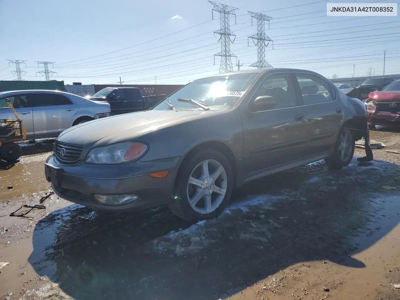 2002 Infiniti I35 VIN: JNKDA31A42T008352 Lot: 48020575