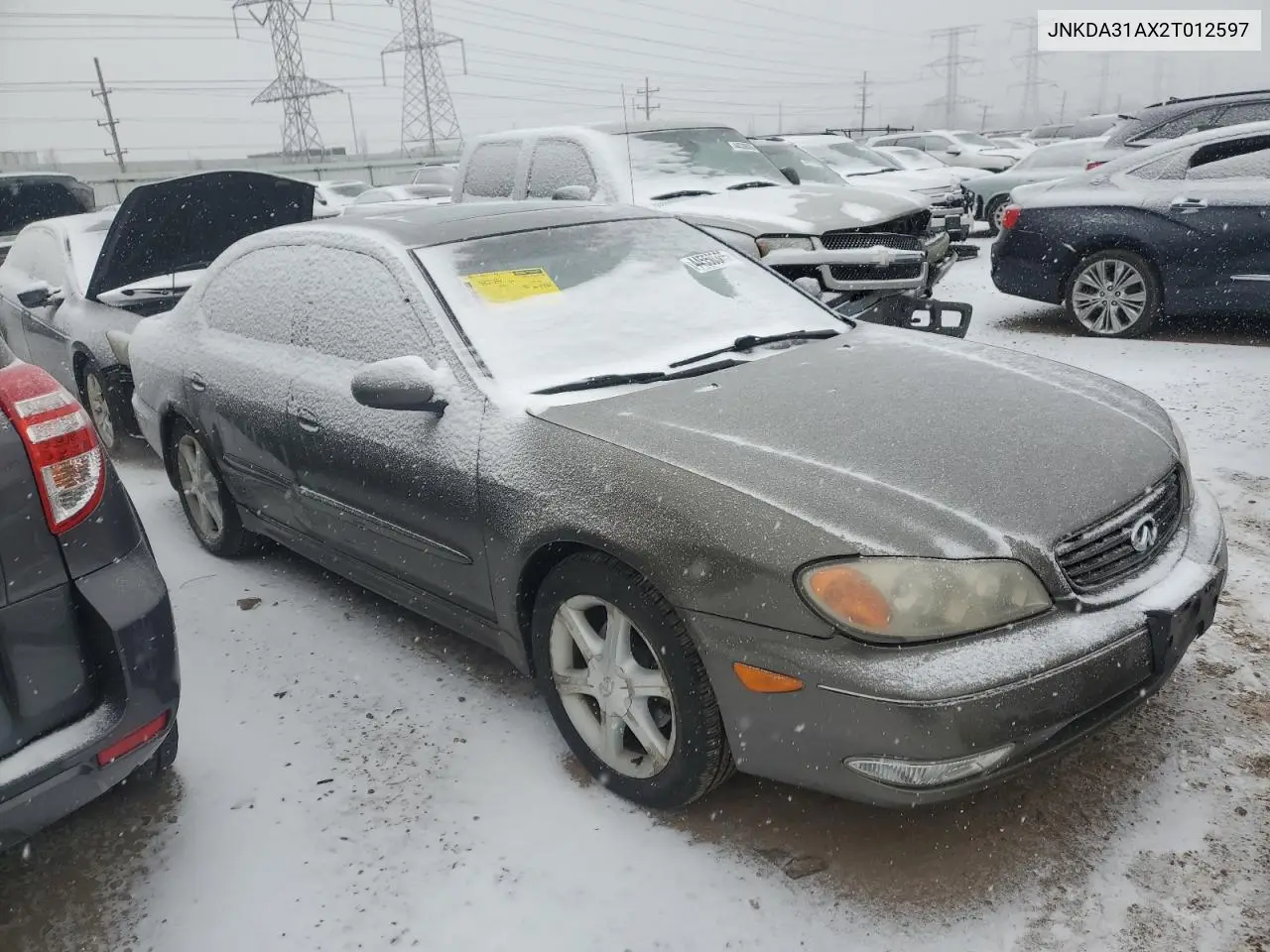 2002 Infiniti I35 VIN: JNKDA31AX2T012597 Lot: 63136335