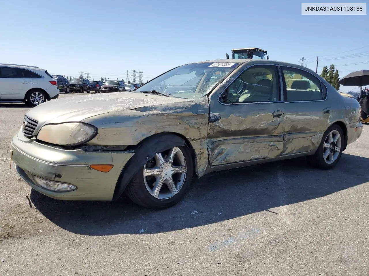 2003 Infiniti I35 VIN: JNKDA31A03T108188 Lot: 57104585