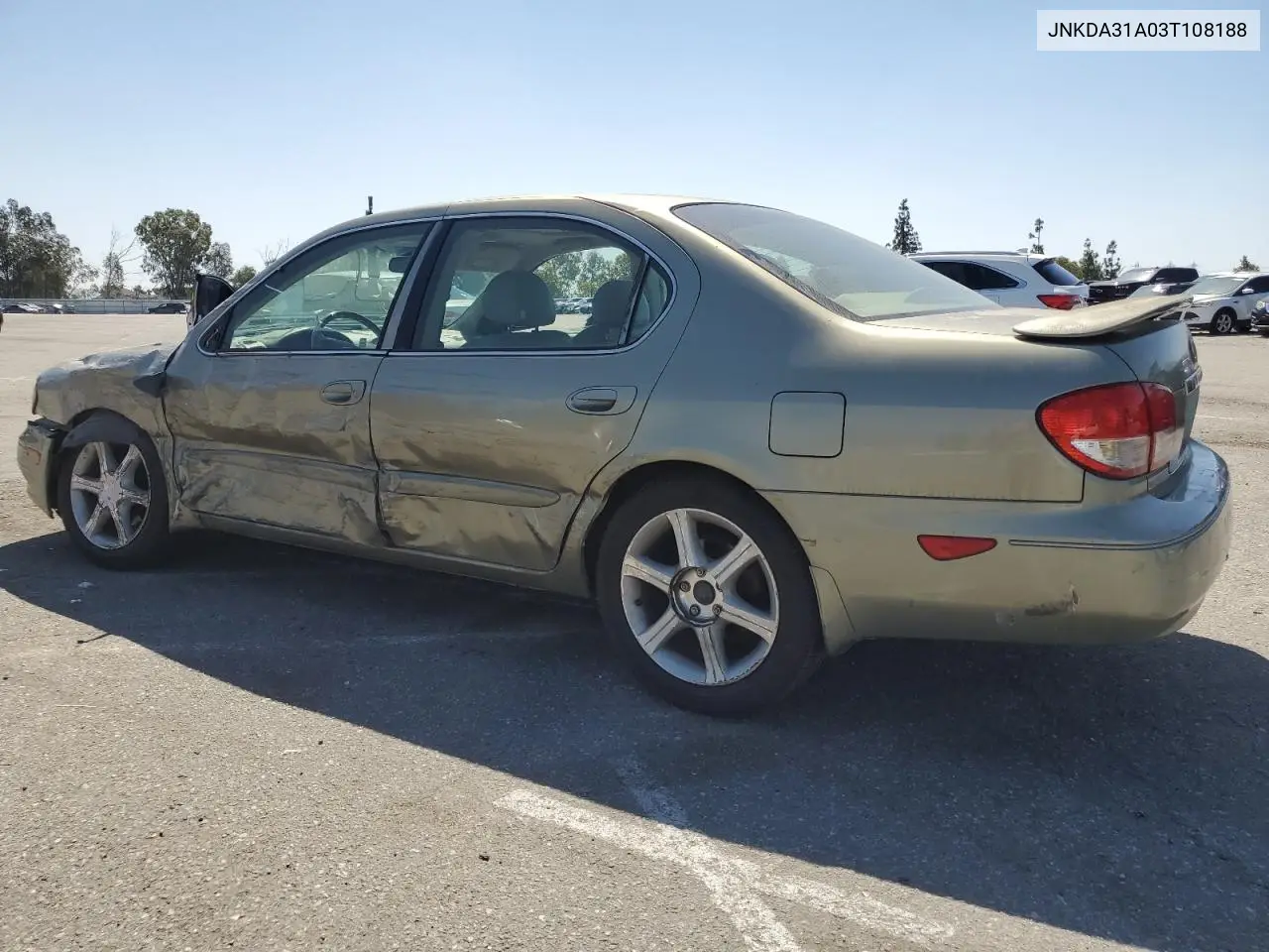 2003 Infiniti I35 VIN: JNKDA31A03T108188 Lot: 57104585