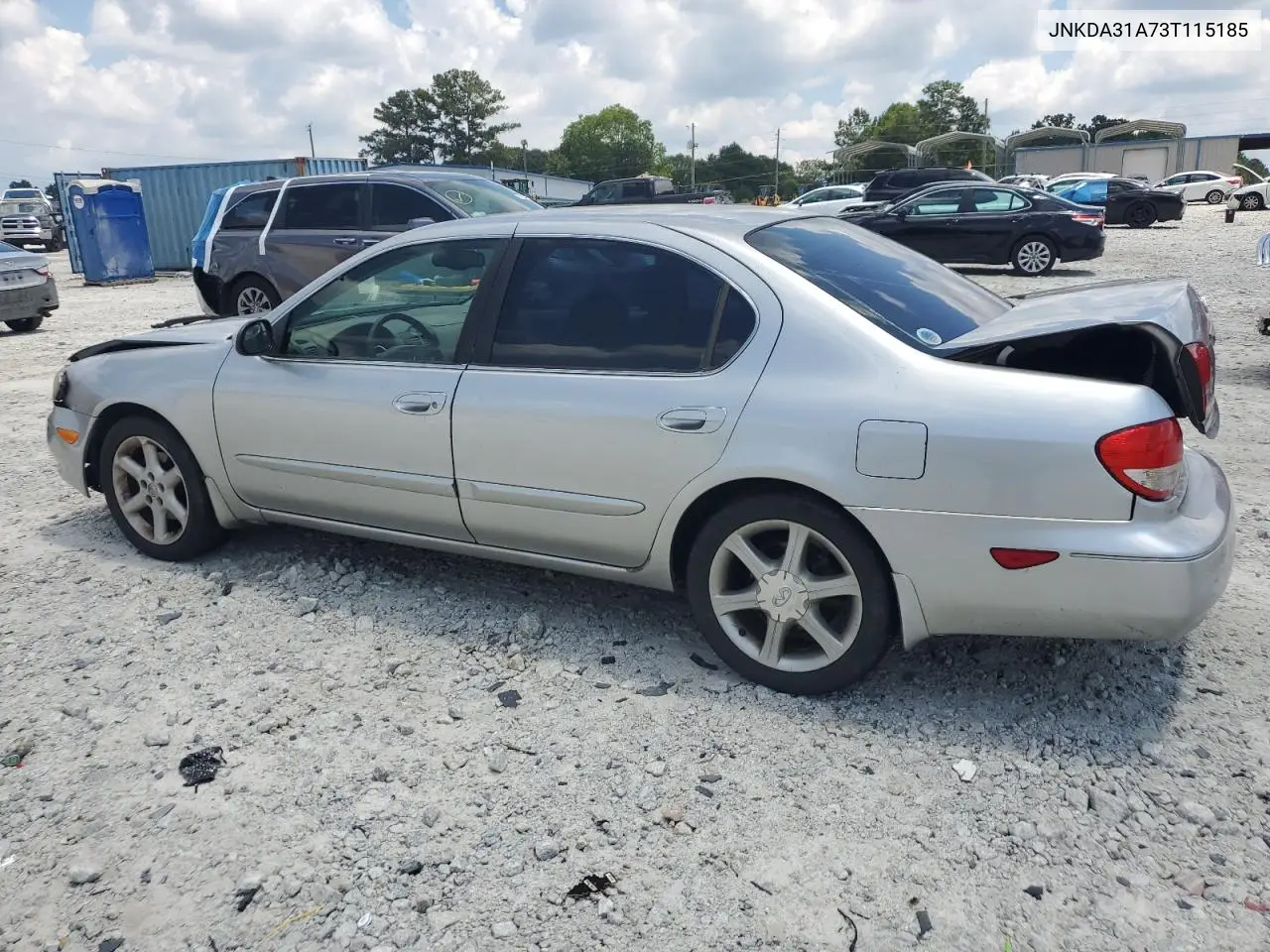 2003 Infiniti I35 VIN: JNKDA31A73T115185 Lot: 62849775