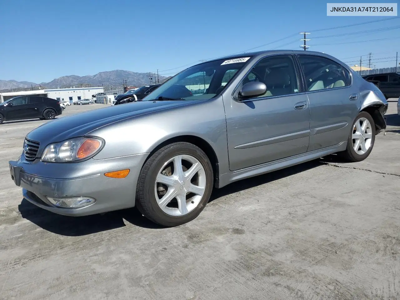 2004 Infiniti I35 VIN: JNKDA31A74T212064 Lot: 49715985