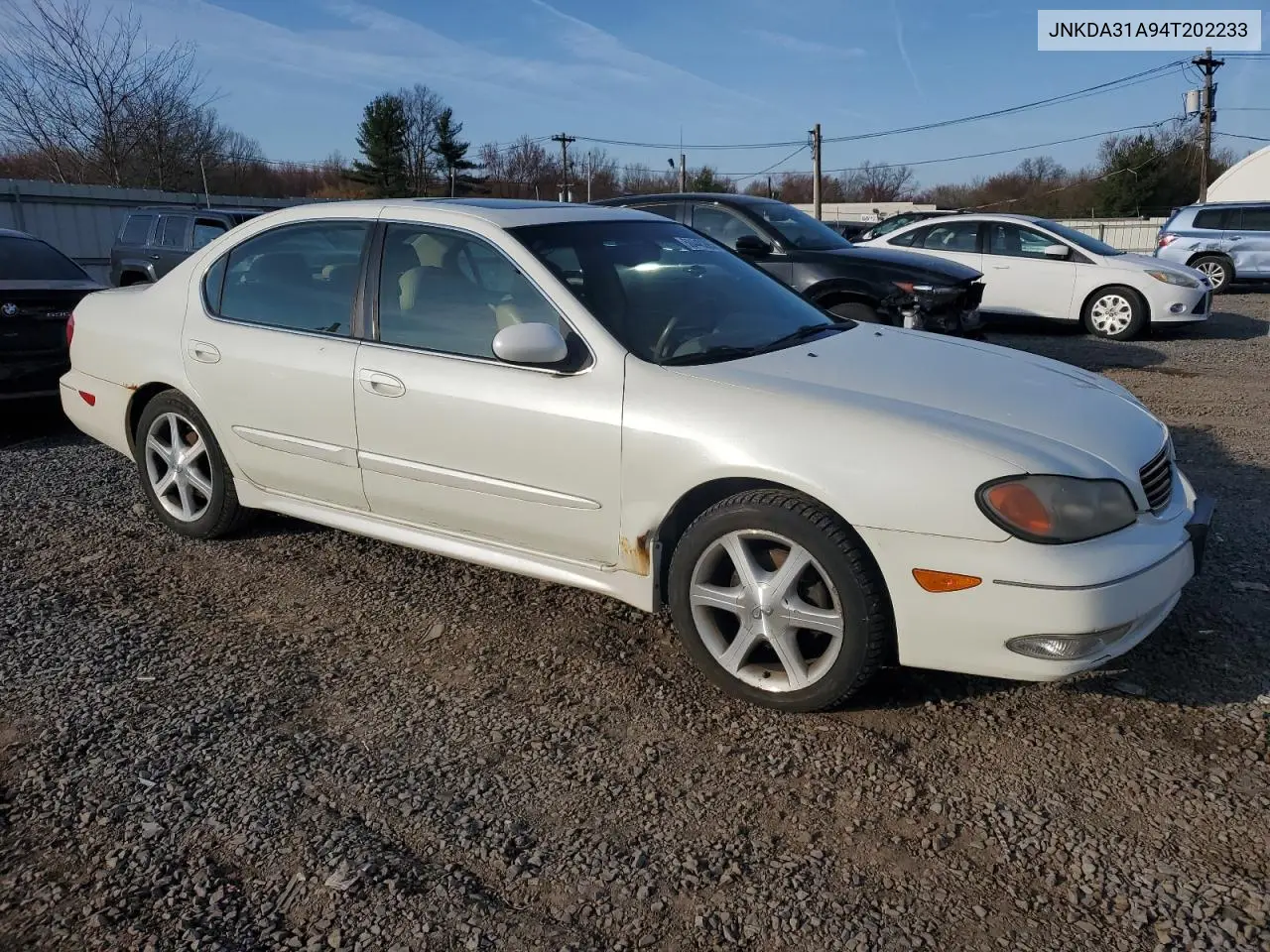 2004 Infiniti I35 VIN: JNKDA31A94T202233 Lot: 50448265