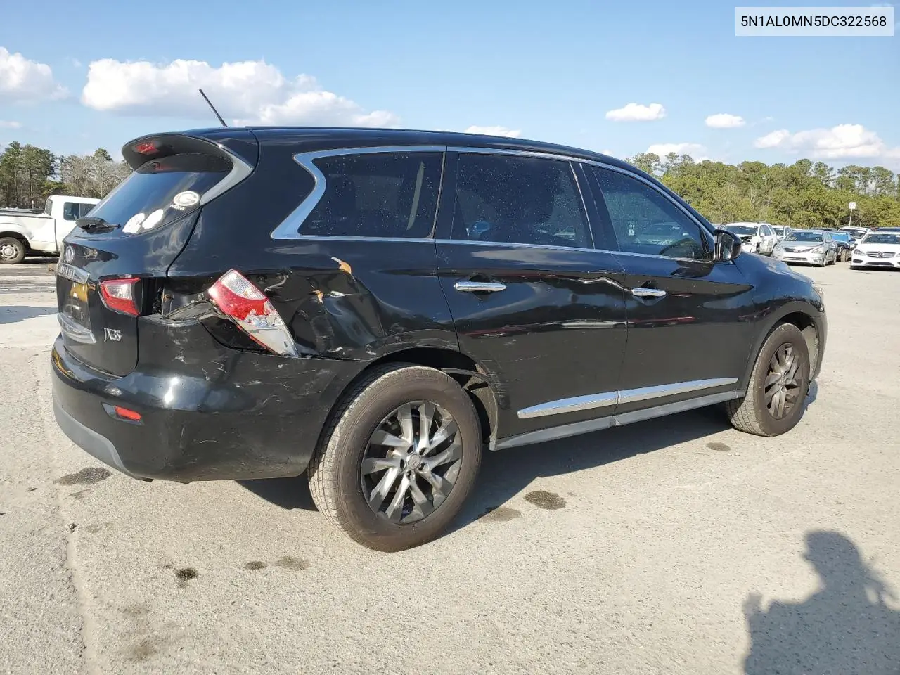 2013 Infiniti Jx35 VIN: 5N1AL0MN5DC322568 Lot: 43647075