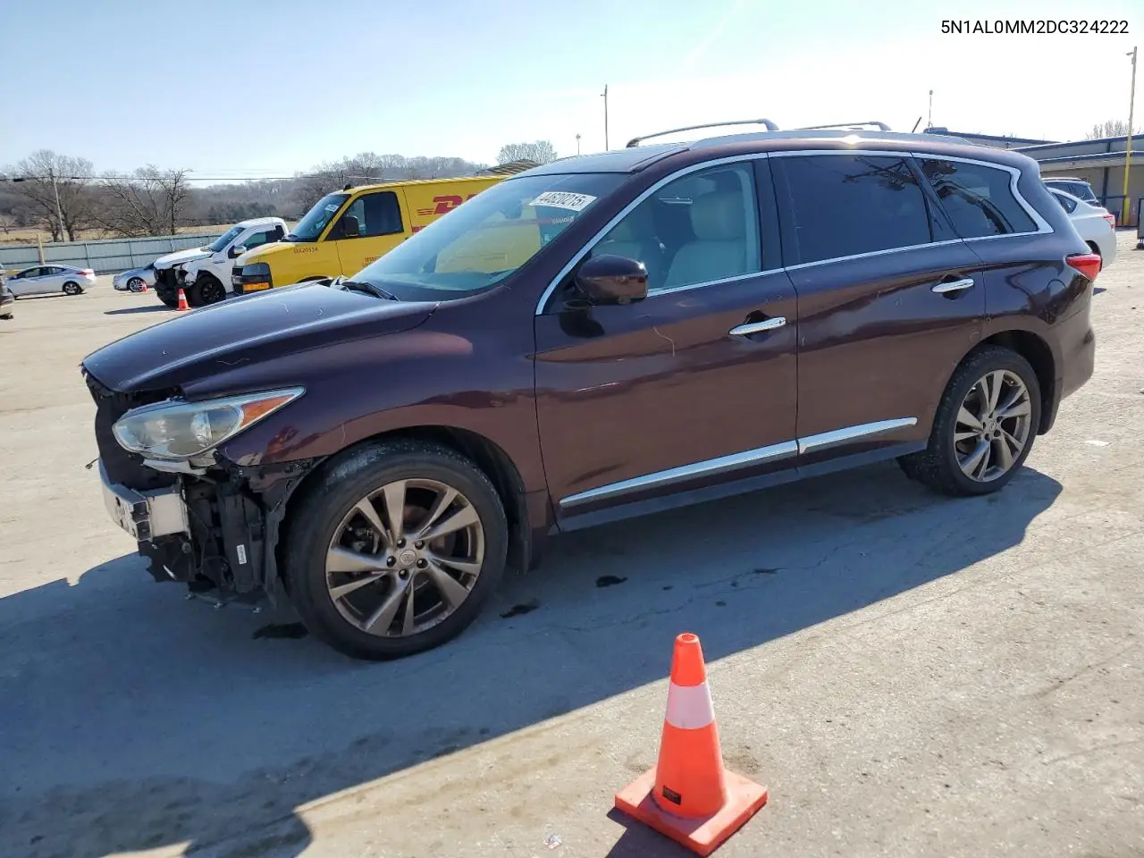 2013 Infiniti Jx35 VIN: 5N1AL0MM2DC324222 Lot: 44620215
