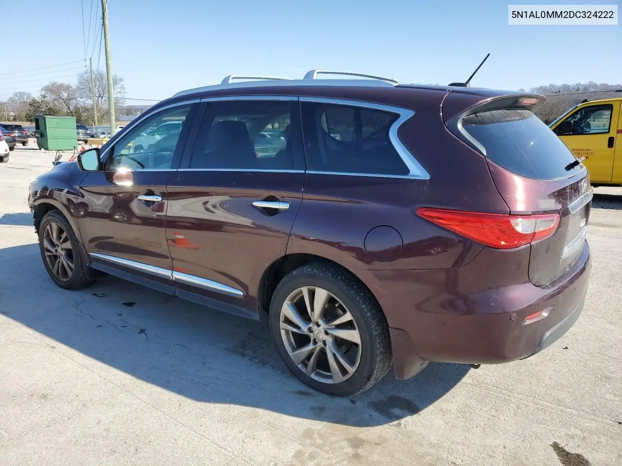 2013 Infiniti Jx35 VIN: 5N1AL0MM2DC324222 Lot: 44620215