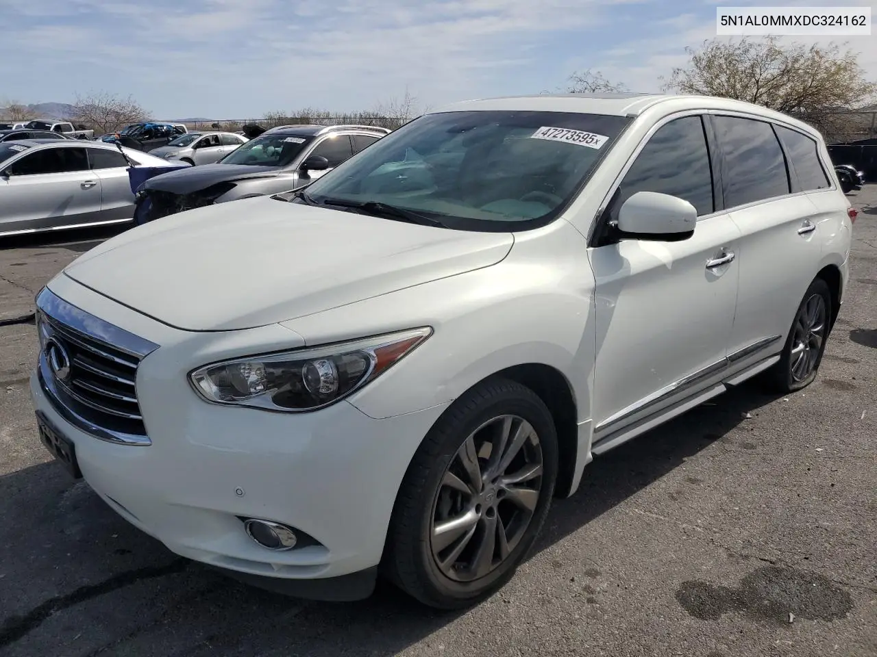 2013 Infiniti Jx35 VIN: 5N1AL0MMXDC324162 Lot: 47273595