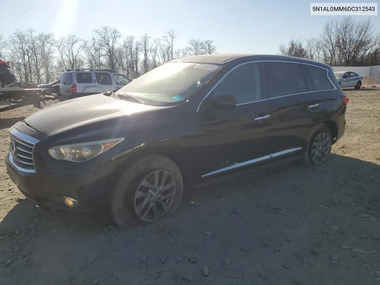 2013 Infiniti Jx35 VIN: 5N1AL0MM6DC312543 Lot: 48752075