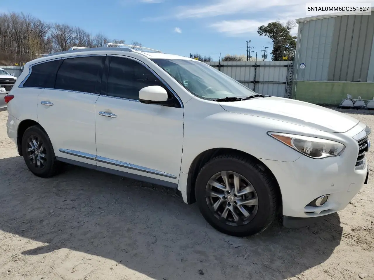 2013 Infiniti Jx35 VIN: 5N1AL0MM6DC351827 Lot: 49073565