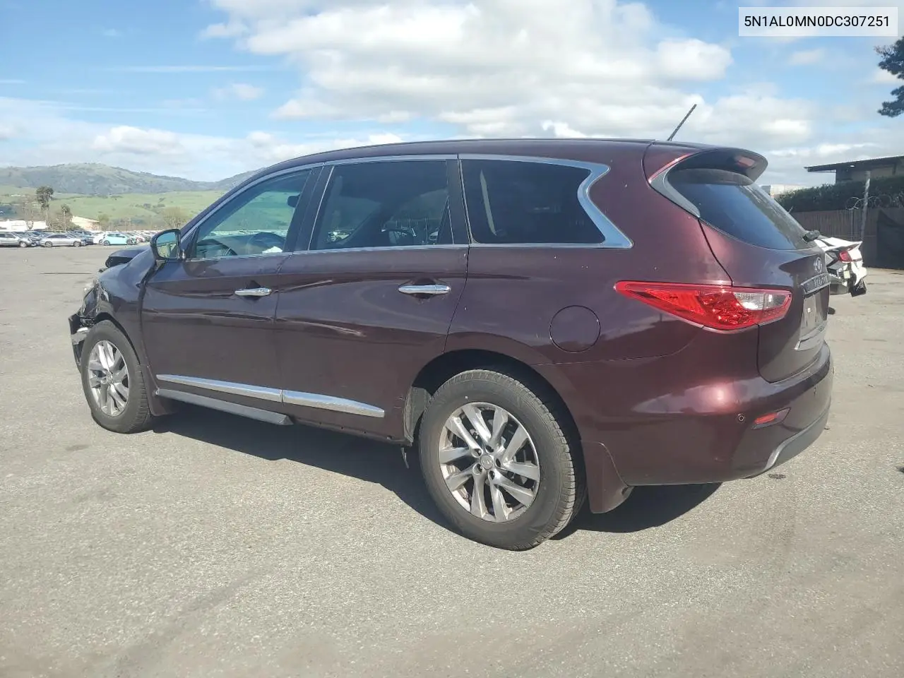 2013 Infiniti Jx35 VIN: 5N1AL0MN0DC307251 Lot: 50665715