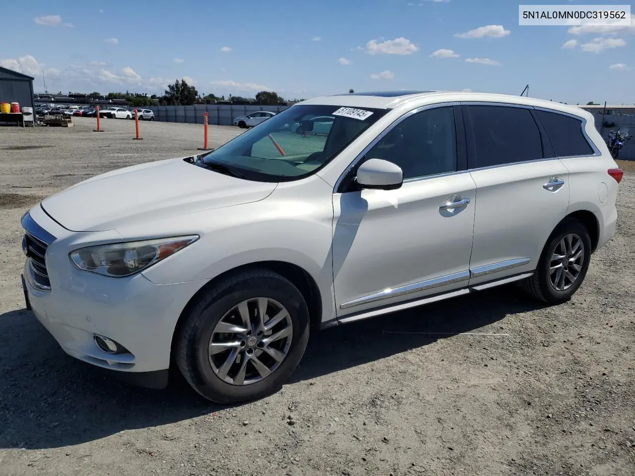 2013 Infiniti Jx35 VIN: 5N1AL0MN0DC319562 Lot: 51109145
