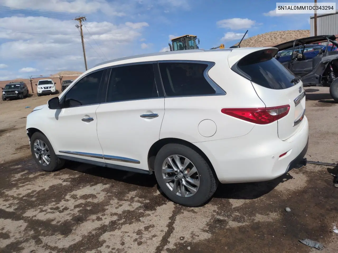2013 Infiniti Jx35 VIN: 5N1AL0MM1DC343294 Lot: 51847325
