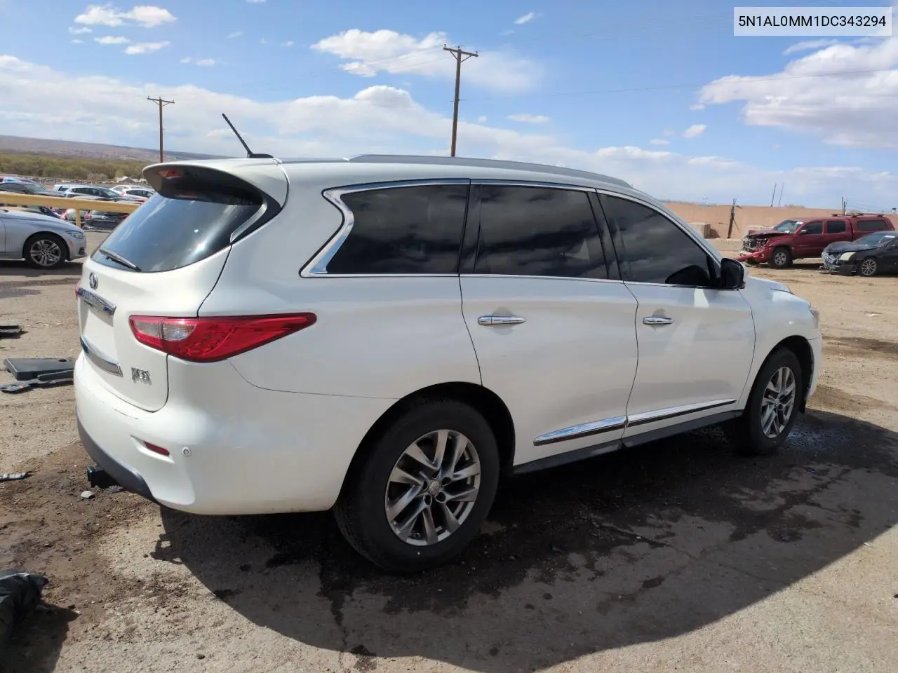 2013 Infiniti Jx35 VIN: 5N1AL0MM1DC343294 Lot: 51847325