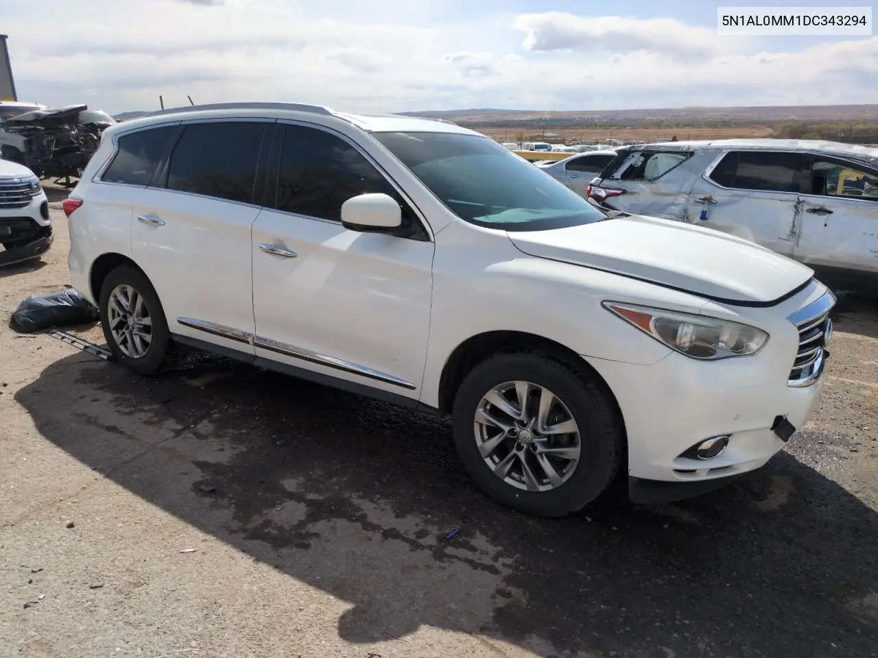 2013 Infiniti Jx35 VIN: 5N1AL0MM1DC343294 Lot: 51847325
