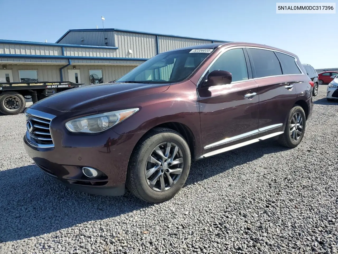 2013 Infiniti Jx35 VIN: 5N1AL0MM0DC317396 Lot: 52356035