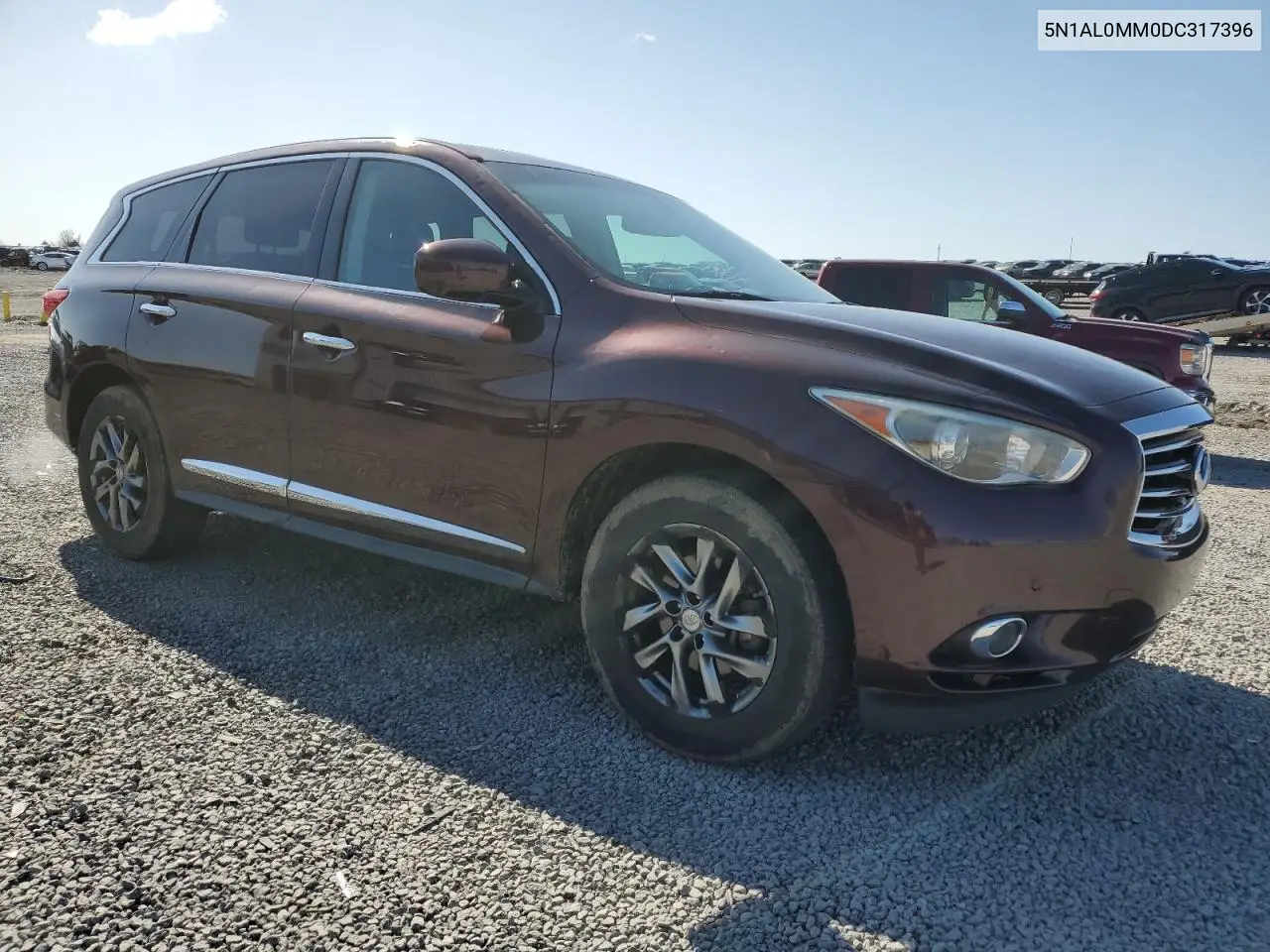2013 Infiniti Jx35 VIN: 5N1AL0MM0DC317396 Lot: 52356035
