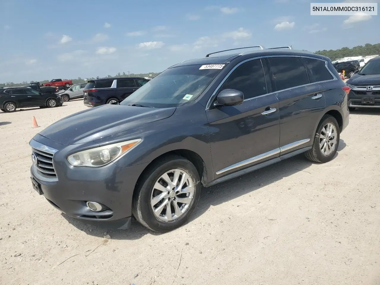 2013 Infiniti Jx35 VIN: 5N1AL0MM0DC316121 Lot: 53487775