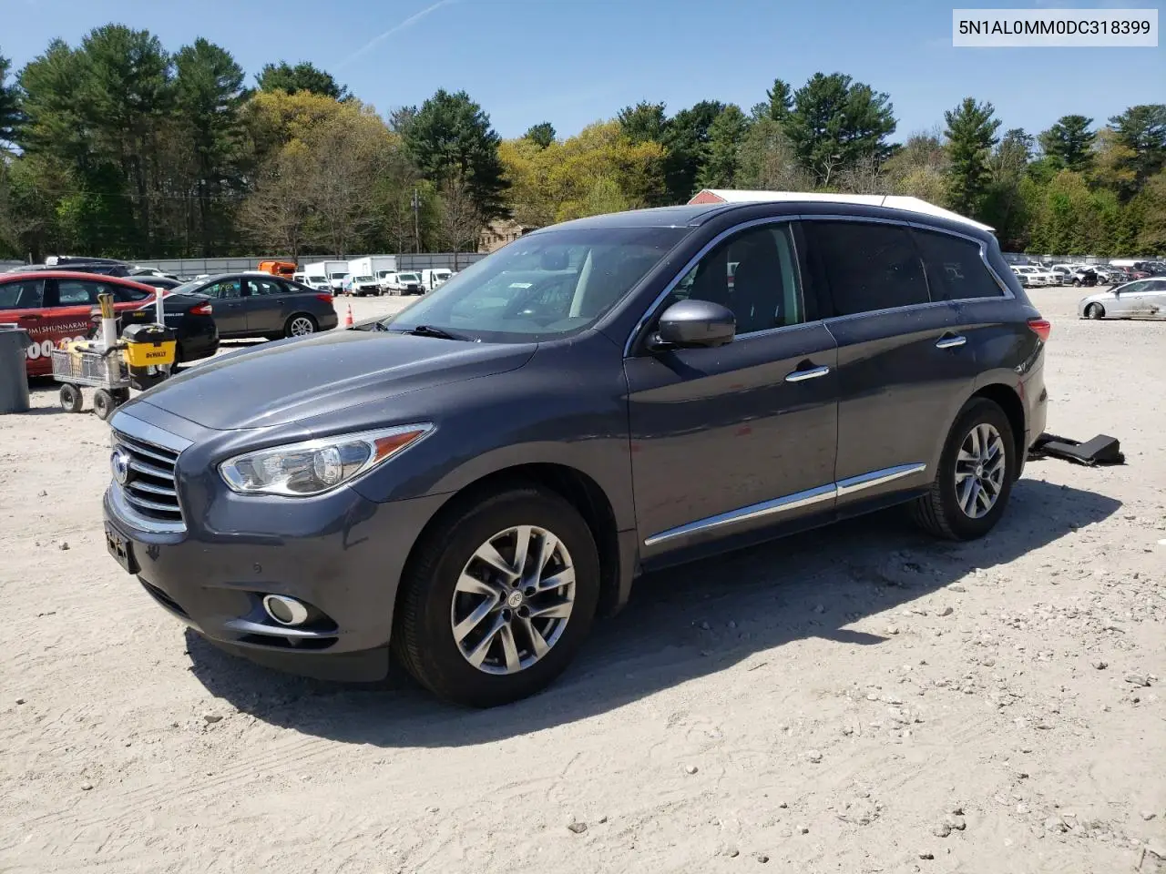 2013 Infiniti Jx35 VIN: 5N1AL0MM0DC318399 Lot: 53798305