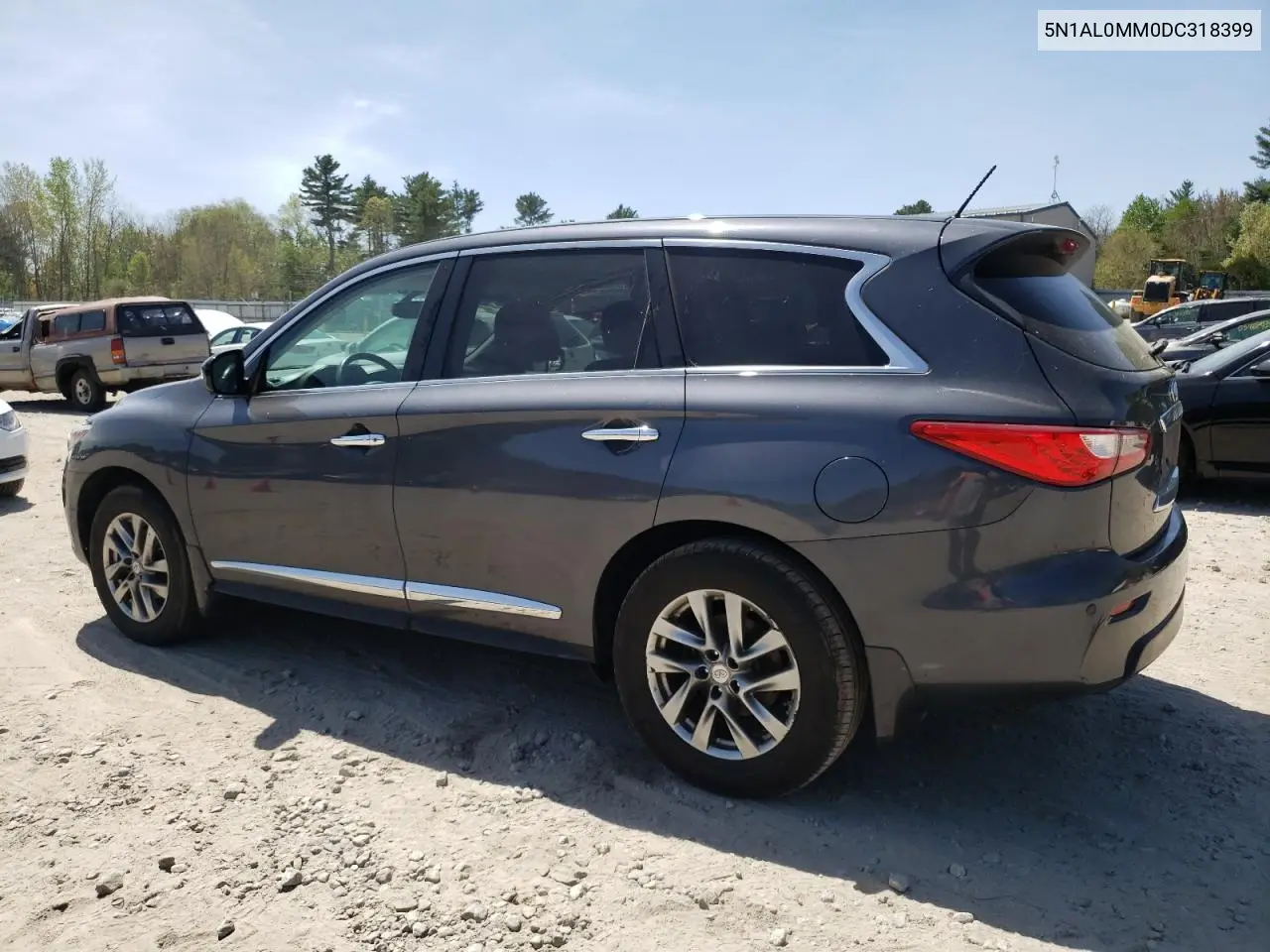 2013 Infiniti Jx35 VIN: 5N1AL0MM0DC318399 Lot: 53798305