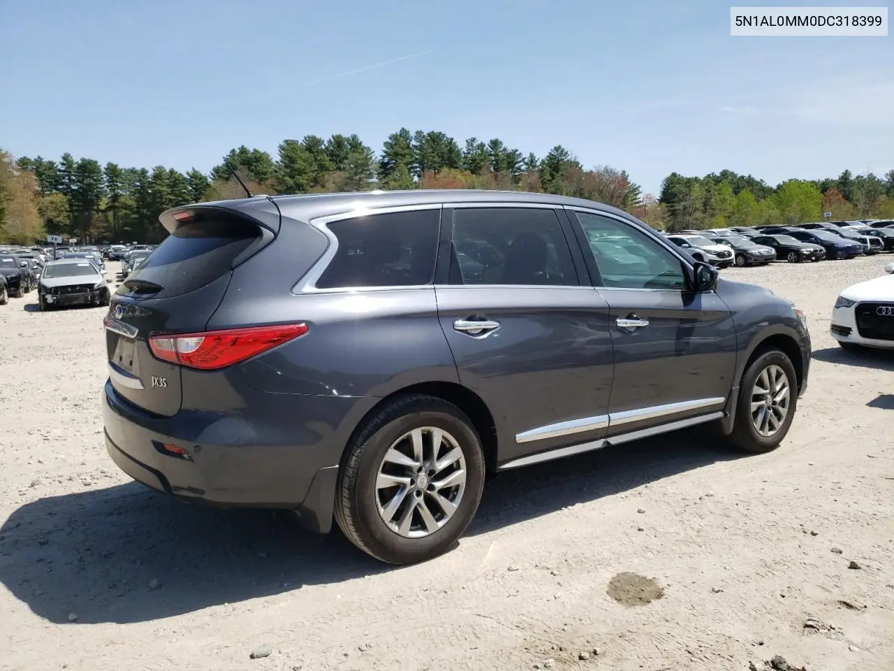 2013 Infiniti Jx35 VIN: 5N1AL0MM0DC318399 Lot: 53798305