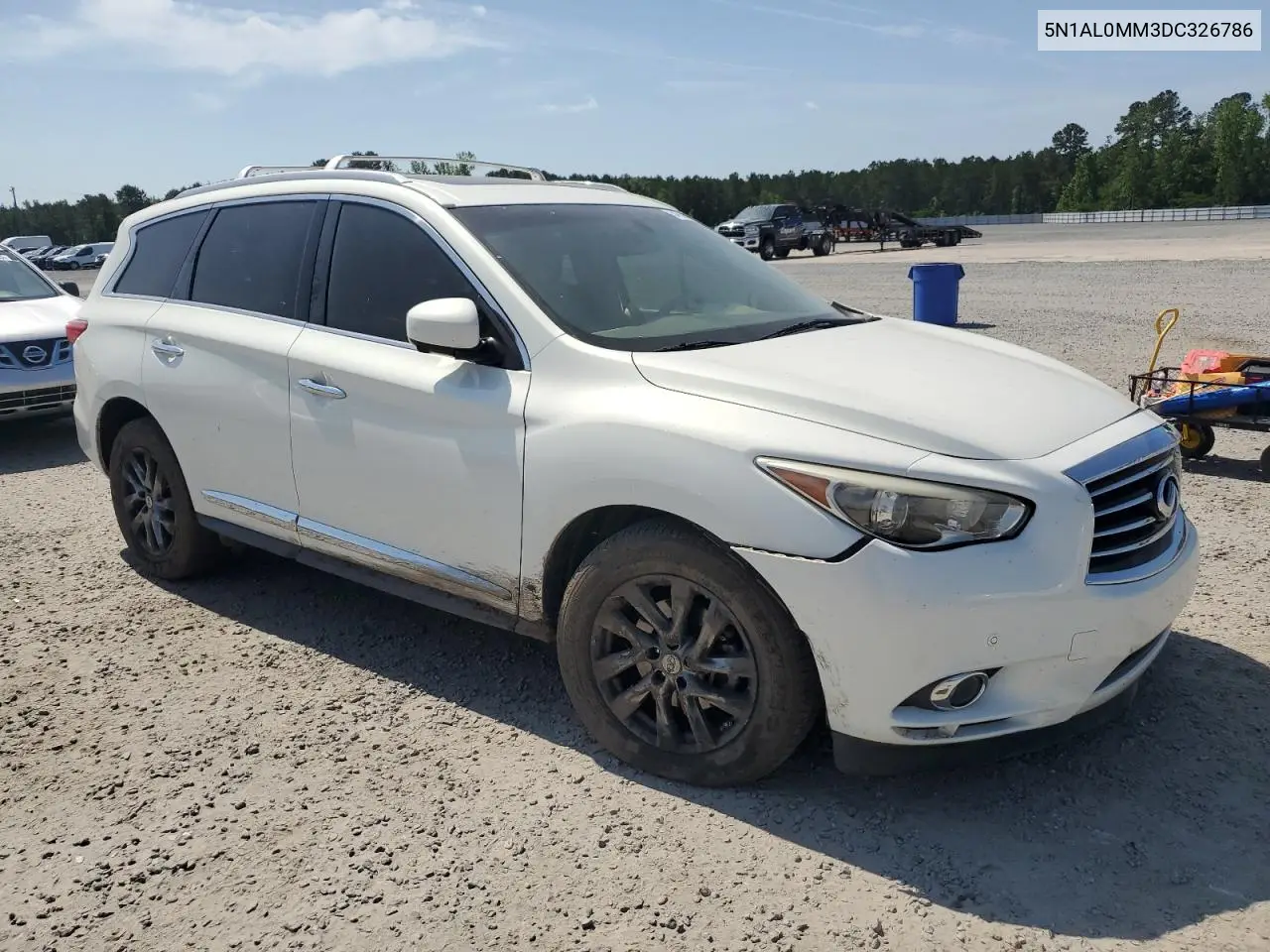 2013 Infiniti Jx35 VIN: 5N1AL0MM3DC326786 Lot: 54932545
