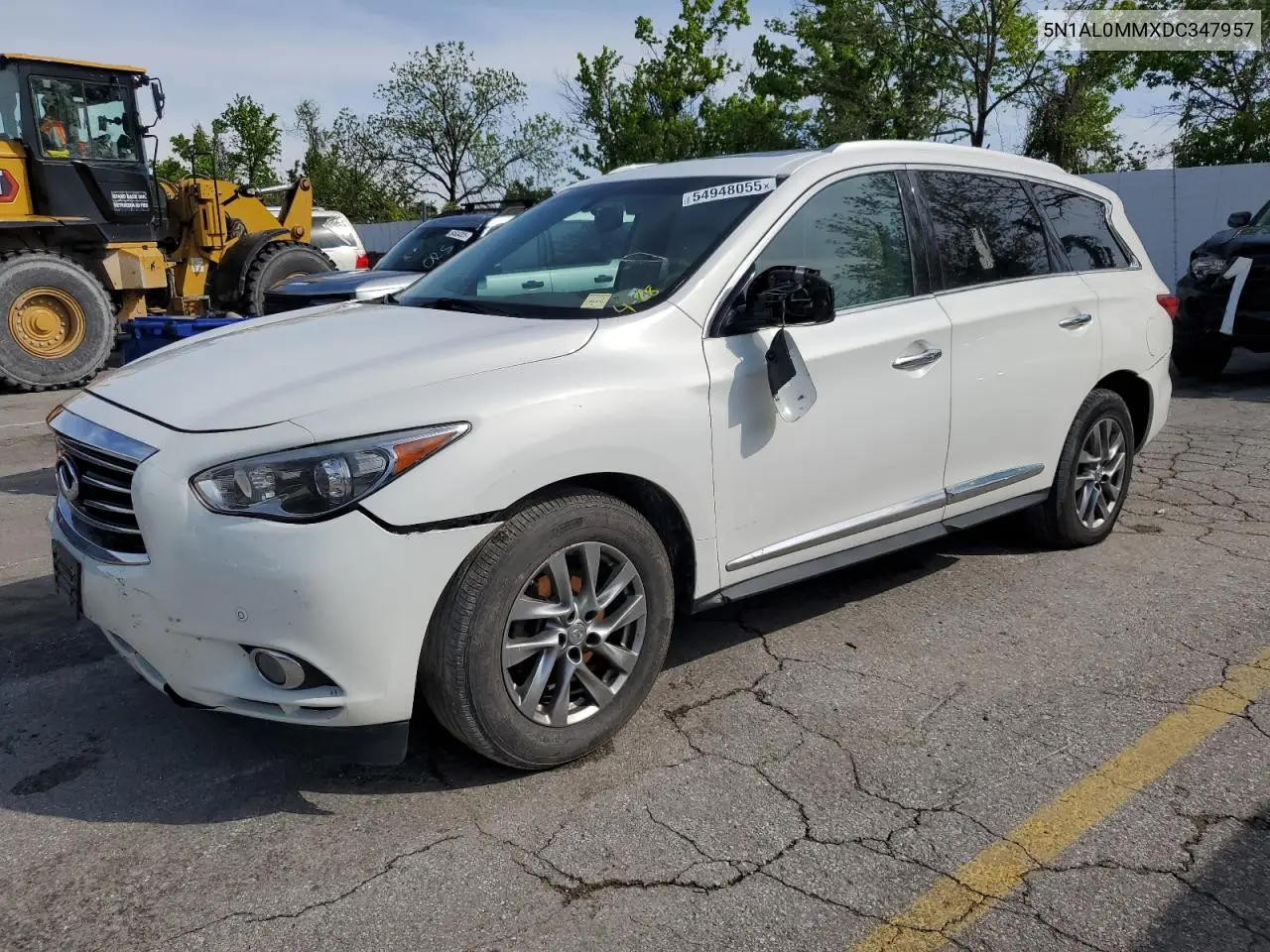 2013 Infiniti Jx35 VIN: 5N1AL0MMXDC347957 Lot: 54948055