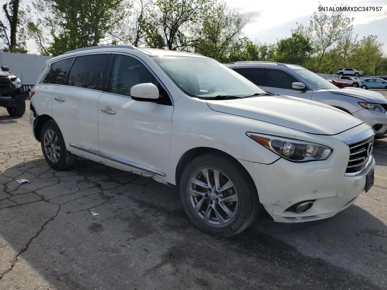 2013 Infiniti Jx35 VIN: 5N1AL0MMXDC347957 Lot: 54948055