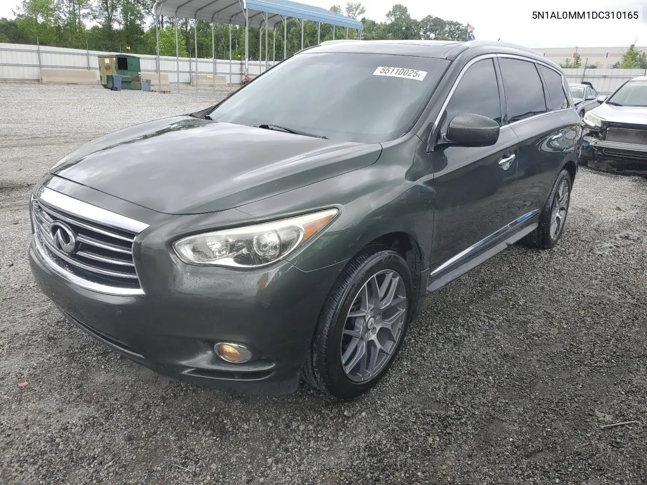 2013 Infiniti Jx35 VIN: 5N1AL0MM1DC310165 Lot: 55110025
