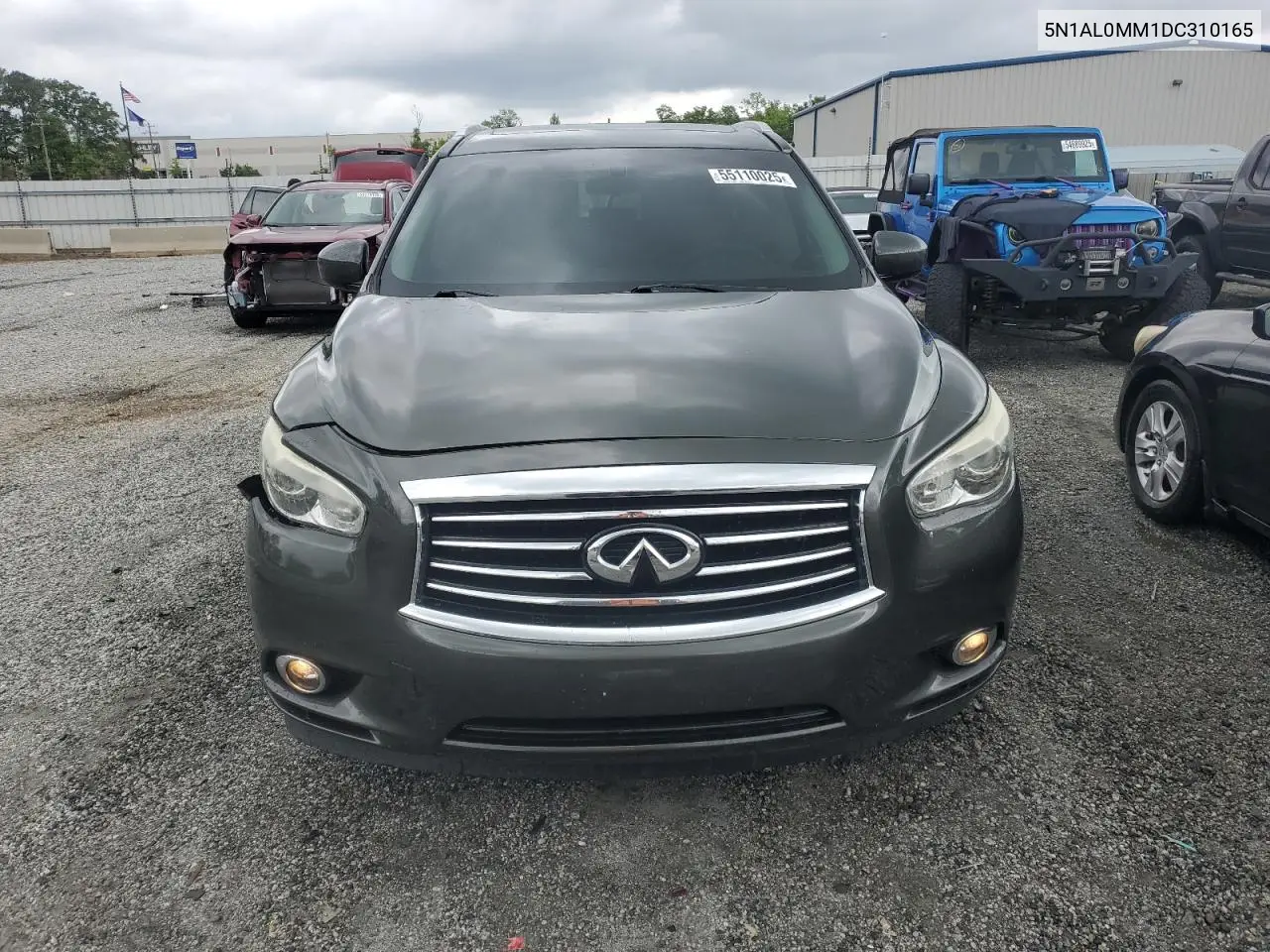 2013 Infiniti Jx35 VIN: 5N1AL0MM1DC310165 Lot: 55110025
